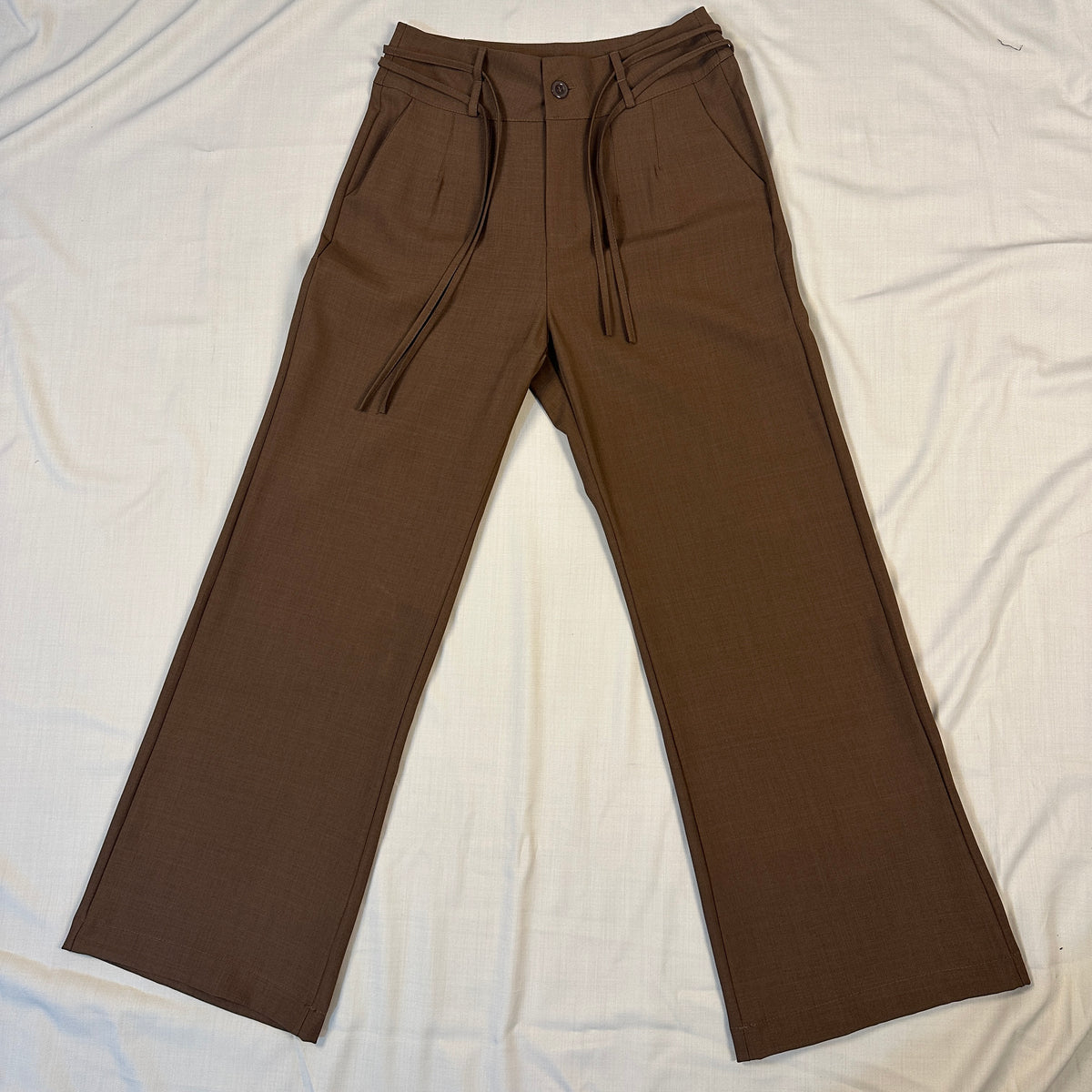 Calça Pantalona Alfaiataria com Amarração