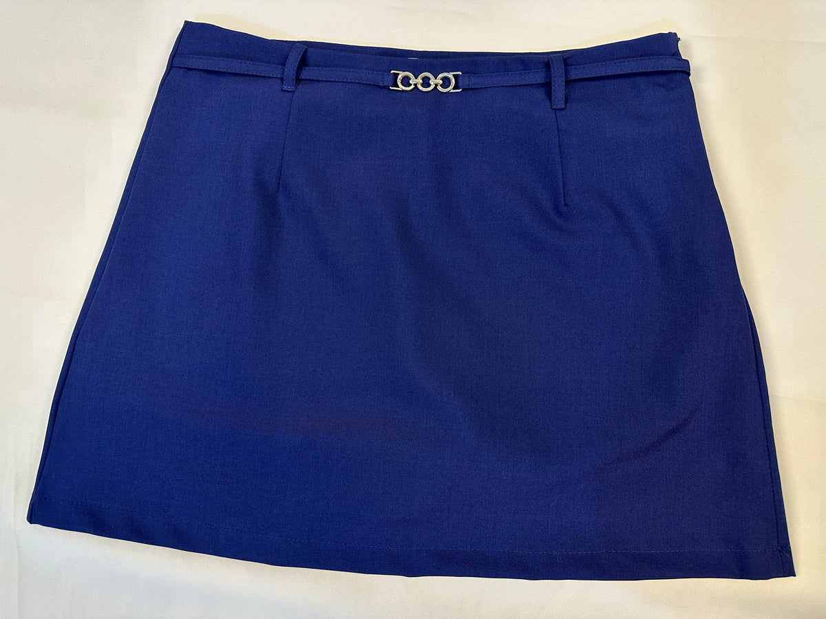 Short-Saia Alfaiataria c/ Cinto e Fivela Metal - Atacado