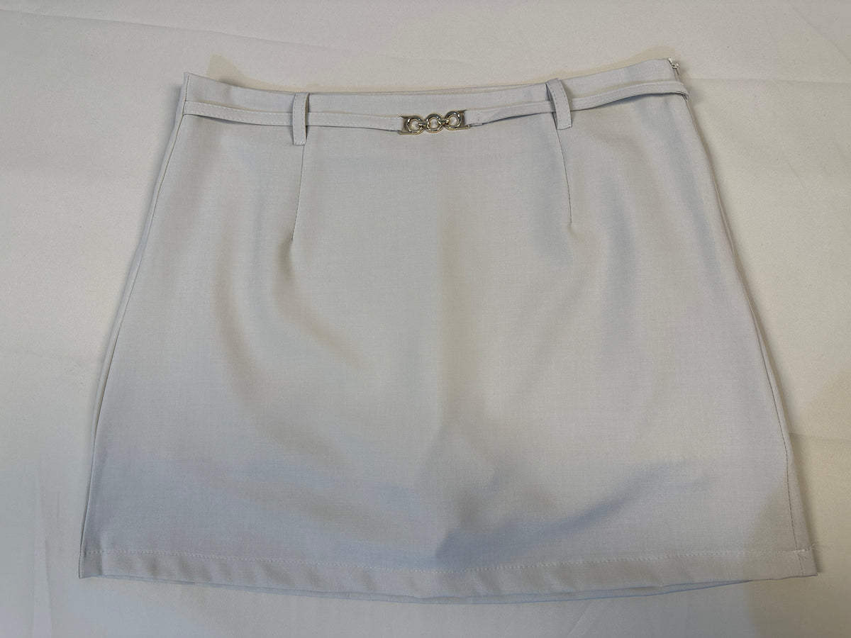 Short-Saia Alfaiataria c/ Cinto e Fivela Metal - Atacado