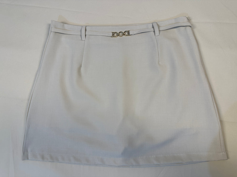 Short-Saia Alfaiataria c/ Cinto e Fivela Metal - Atacado
