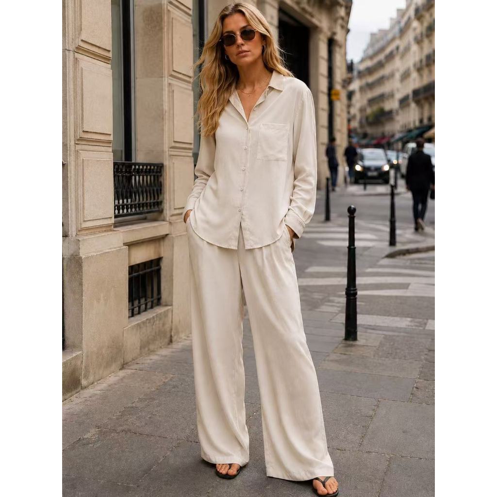Conjunto Camisa e Pantalona Fluida - Aerolook Chique