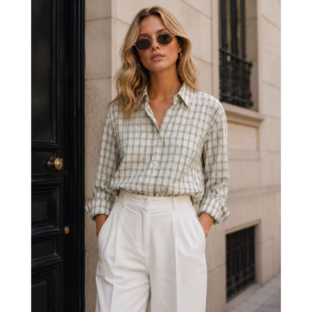 Camisa Xadrez Feminina Atemporal - Venda Certa