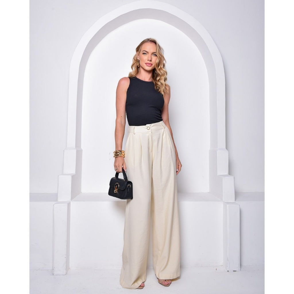 Calça Pantalona Alfaiataria - Campeã de Vendas
