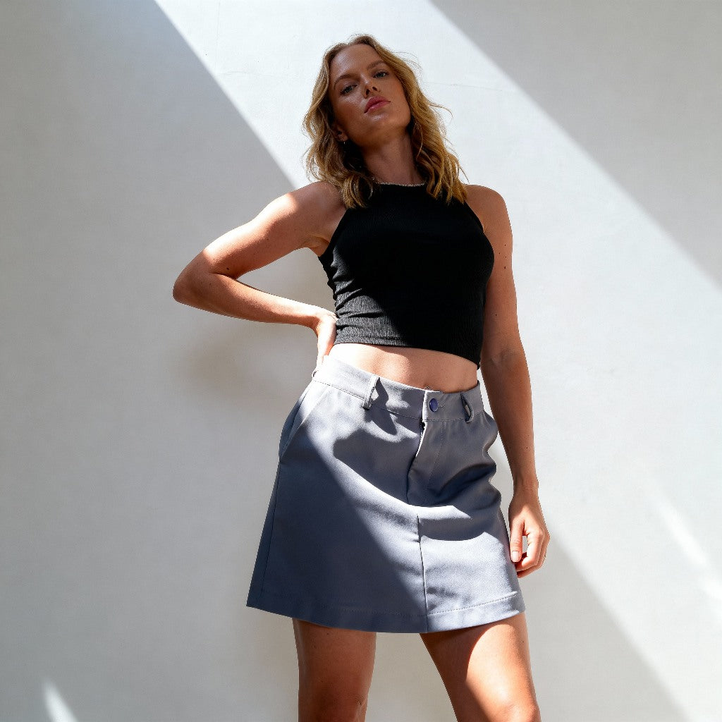 Short Saia Alfaiataria Premium - Sucesso de Vendas
