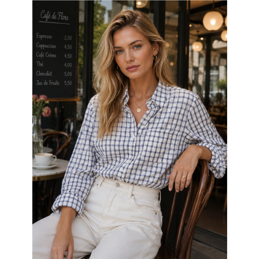 Camisa Xadrez Feminina Atemporal - Venda Certa